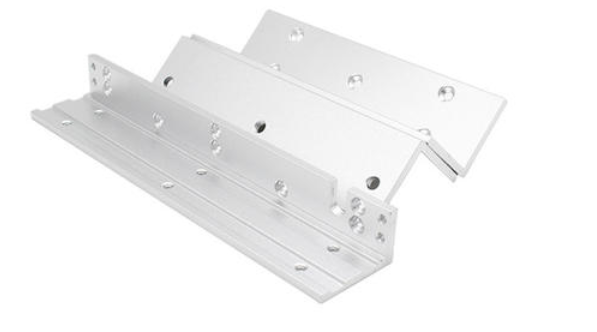 KIT DE MONTAJE EN FORMA DE Z Y L PARA CERRADURAS MAGNÉTICAS HIKVISION | COMPATIBLE CON  MODELO DS-K4H258S | PARA USO EN PUERTAS DE MADERA Y METAL | MARCA HIKVISION