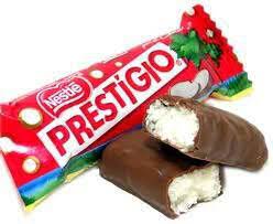 CHOCOLATE PRESTIGIO / BOMBON RELLENO CON COCO / 33 G / MARCA SAVOY