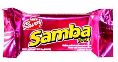 SAMBA MINI FRESA / 16 G / MARCA SAVOY