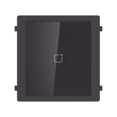 MODULO CON LECTOR DE TARJETAS MIFARE PARA FRENTE DE CALLE / FUNCIÓN DE TV PORTERO / COMPATIBLE CON MONTAJE EMPOTRADO O EN SUPERFICIE / SOPORTA HASTA 10,000 / CONFIGURABLE MEDIANTE IVMS4200 / MARCA HIKVISION / MALETA