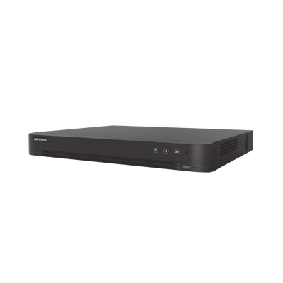 DVR AcusensDVR ACUSENSE 2 MEGAPIXEL 32-CH 720P 1U H.265 / DEEP LEARNING BASADO EN OBJETIVOS HUMANOS Y DE VEHÍCULOS CLASIFICACIÓN DE DETECCIÓN DE MOVIMIENTO 2.0 / H.265 PRO+/H.265 PRO/H.265 COMPRESIÓN DE VIDEO / HDTVI/AHD/CVI/CVBS/ ENTRADA DE VÍDEO IP / AUDIO A TRAVÉS DE CABLE COAXIAL / ENTRADAS DE CÁMARA IP HASTA 18 CH (HASTA 5 MP) / HASTA 1080P LITE@15 FPS CAPACIDAD DE CODIFICACIÓN / MÁX. 1200 M PARA SEÑAL 720P HDTVI / MARCA HIKVISION