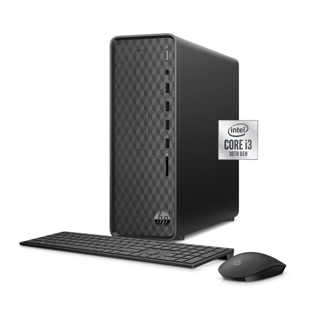 COMPUTADORA DE ESCRITORIO HP // INTEL CORE I3-10105 // 8 GB DE RAM // SSD DE 256 GB // COLOR NEGRO OSCURO // WINDOWS 11.