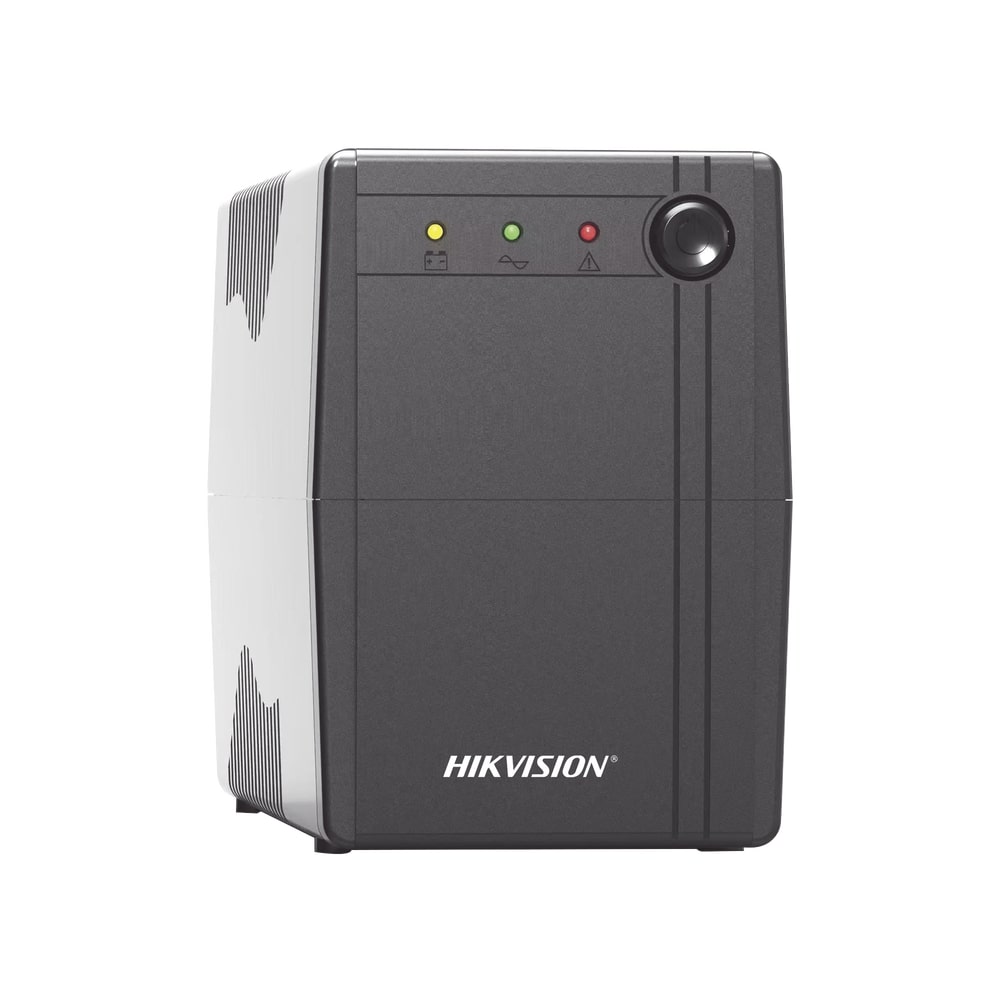 UPS INTERACTIVO | 1000VA DE CAPACIDAD | 600 W | 1 BATERÍA 12V 9AH | 6 TOMAS NEMA 5-15R, 4 TOMAS CON RESPALDO Y 2 DIRECTOS | PROTECCIÓN CONTRA SOBRECARGA Y DESCARGA | ENTRADA 120 V-60HZ | MARCA HIKVISION