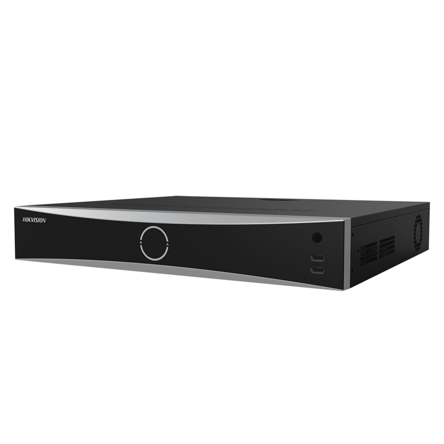 NVR 12 MEGAPIXEL (4K) / 32 CANALES IP / ACUSENSE (EVITA FALSAS ALARMAS) / RECONOCIMIENTO FACIAL / 4 BAHÍAS DE DISCO DURO / HDMI EN 4K / ENTRADA Y SALIDA DE ALARMAS / COMPRESIÓN DE VÍDEO: H.265+ / H.265 /  H.264+ / H.264 / SOPORTA 4 HDDS DE HASTA 10TB (NO INCLUIDO)  / DETECCIÓN DE MOVIMIENTO MULTIZONA /ALIMENTACIÓN: 100 A 240 VCA / 20 W (SIN DISCOS DUROS) / TEMPERATURA DE OPERACIÓN: -10°C A 55°C /  ZOOM DIGITAL EN VISUALIZACIÓN Y GRABACIÓN / MARCA HIKVISION.