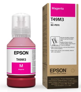 TINTA MAGENTA DE SUBLIMACION T49M3 | PARA IMPRESORA DE SUBLIMACION EPSON SUCRECOLOR F170-F570 | MARCA EPSON