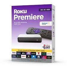 ROKU PREMIERE 4K // DISPOSITIVO DE STREAMING MULTIMEDIA // HDR|4K|HDR // INCLUYE CONTROL REMOTO // BATERIA AAA X 2 // CABLE DE PODER USB // ADAPTADOR DE CORRIENTE // MODELO 3920RW-SW | MARCA ROKU