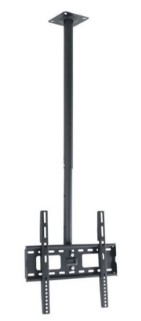 BASE PARA TV DE TECHO 26 - 55" | CAPACIDAD DE 40KG PARA PANTALLAS PLANAS | ALTURA AJUSTABLE 64-122 CM  | GIRO 360° - INCLINACION +15°/-15° | MARCA B&L