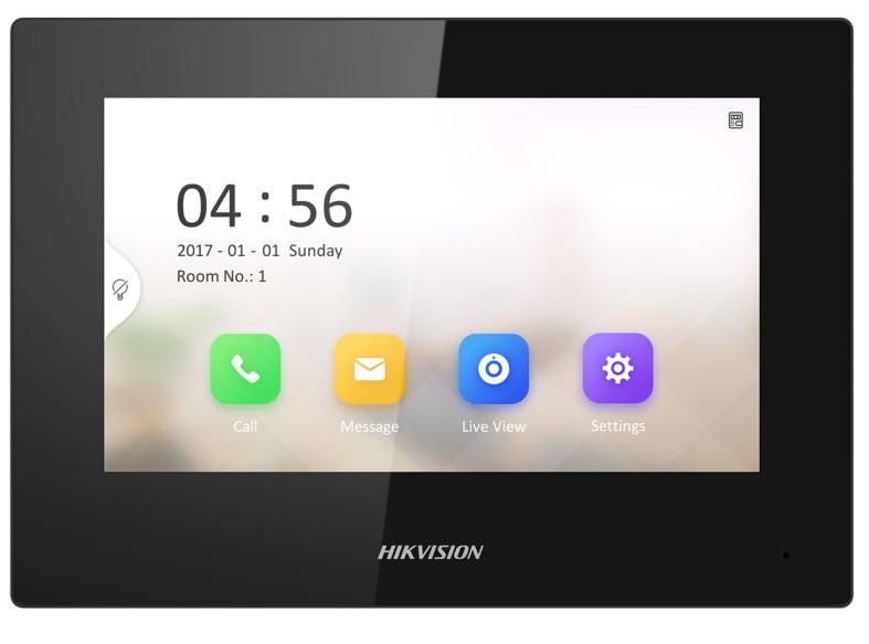 INTERCOMUNIDOR IP | PANTALLA DE 7” CON CAPACIDAD TOUCH | RESOLUCIÓN DE PANTALLA 1024 X 600 | POE ESTANDAR | VIDEO EN VIVO DE LA ESTACIÓN Y CÁMARAS CONECTADAS | MICROFONO Y ALTAVOCES INTEGRADOS | TECNOLOGIA DE REDUCCIÓN DE RUIDO | CAPACIDAD: ESTACIONES X 5, EXTENSIONES EXTERNAS X 8 | INTERFAZ RJ-45 10/100 MBPS X 1 | PROTOCOLO DE COMUNICACIÓN TCP/IP, RTSP | ENTRADAS DE ALARMAS X 8 | MARCA HIKVISION