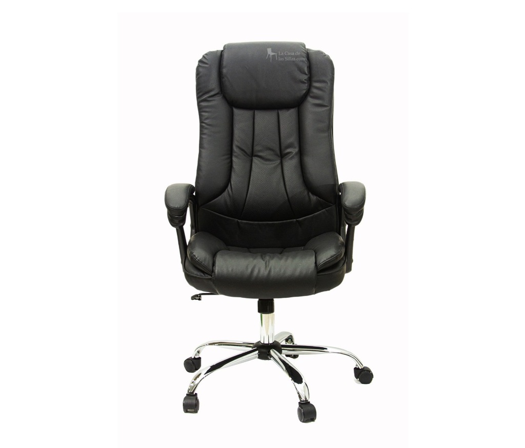 SILLA PRESIDENCIAL LAMBORGHINI / PARA OFICINA / MATERIAL BIPIEL / BASE GIRATORIA CROMADA / ASIENTO 53X53CM / ESPALDAR 48X76CM