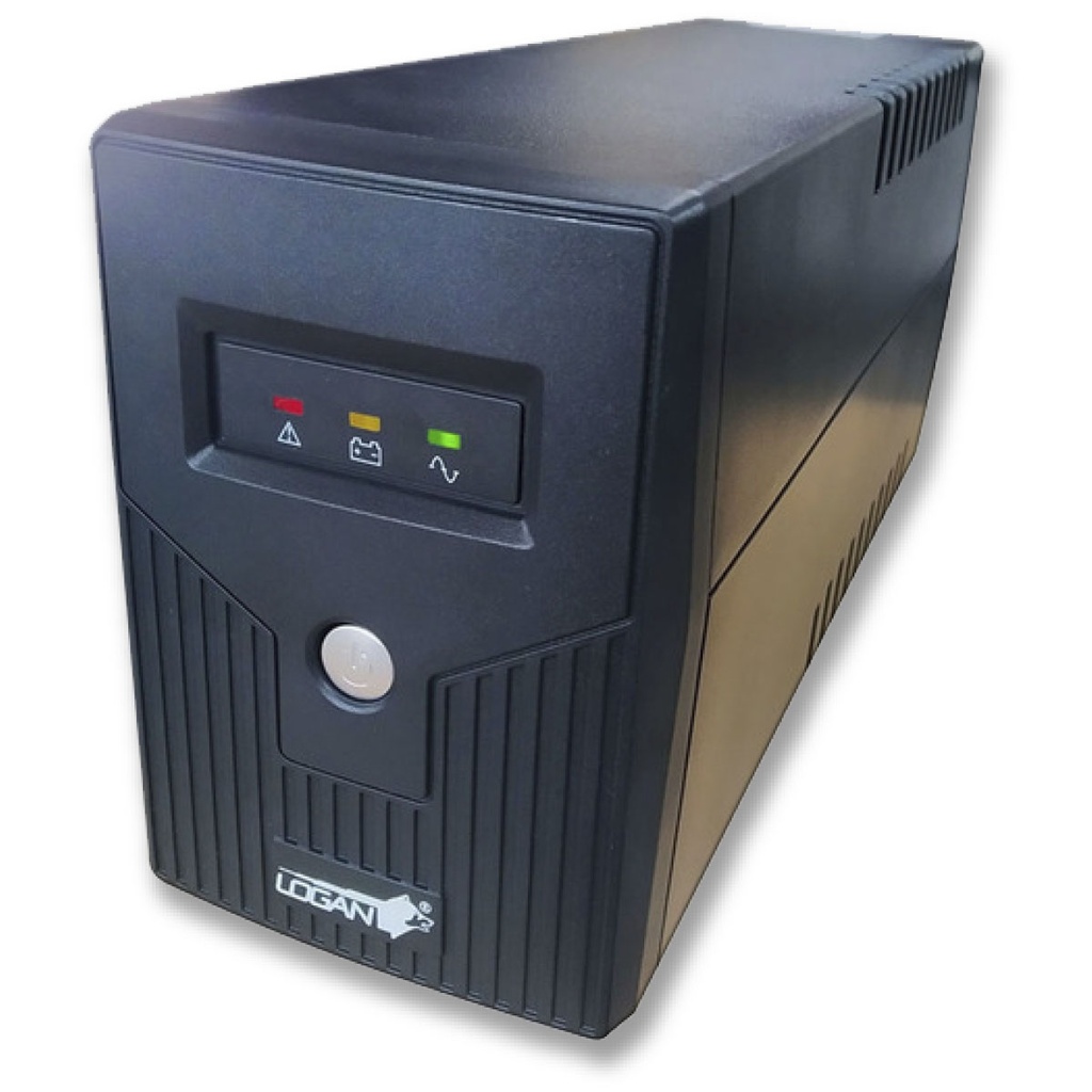 UPS MICROPOWER SERIE INTERACTIVO | 750VA, 120V/60HZ | 4 TOMAS NEMA 5-15R, ENTRADA VOLTAJE 120V AC | RANGO DE VOLTAJE: 89-145V CA | 1 BATERÍA 12V 7AH | MARCA LOGAN
