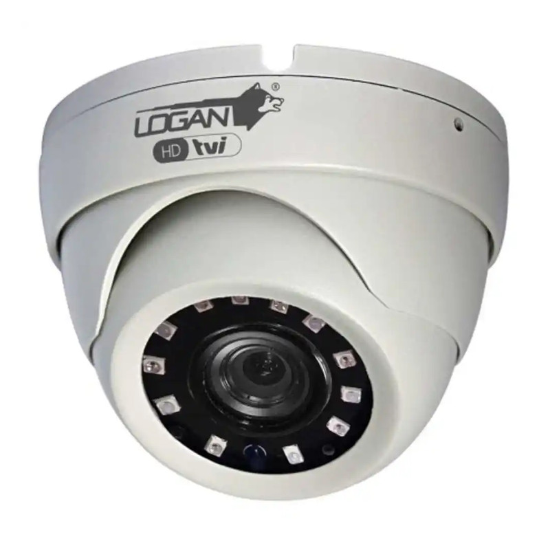 CAMARA DOMO METALICA FORMATO TVI RESOLUCION 4K/5MPX/ LENTE 3.6 mm MARCA LOGAN