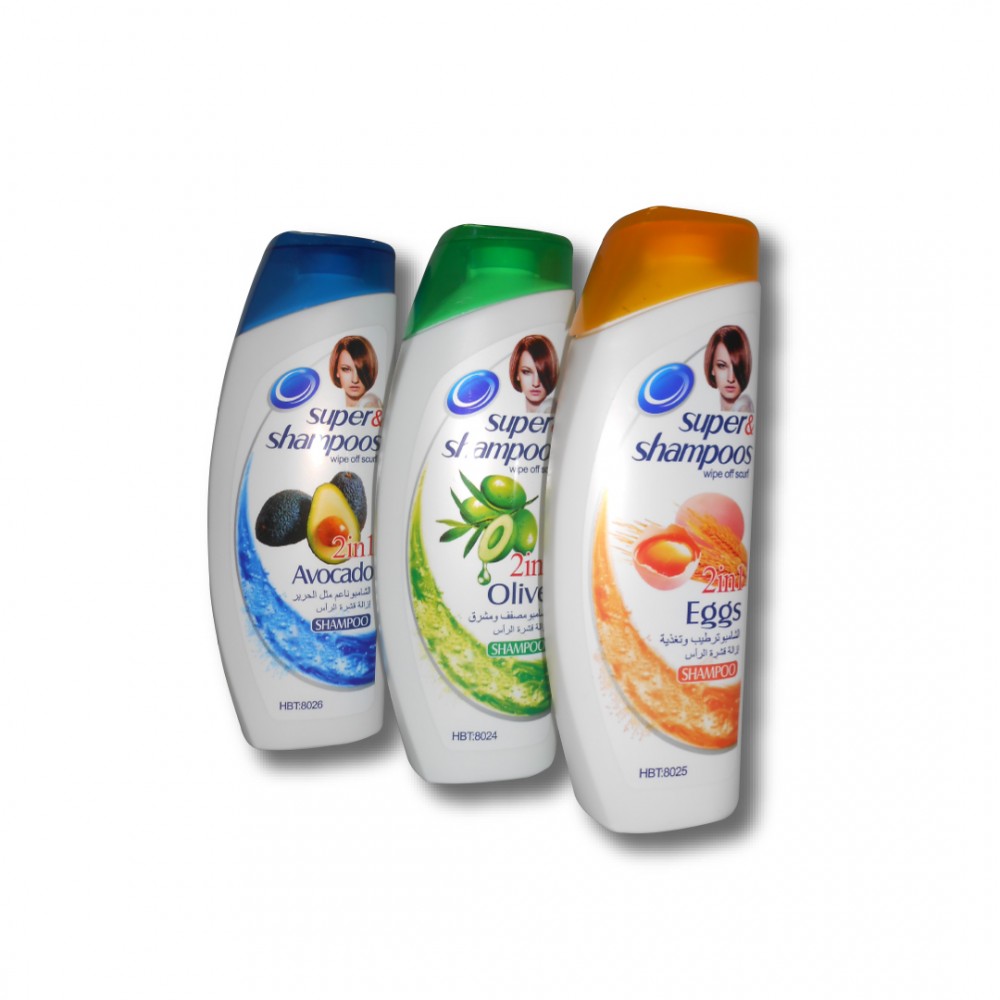 SHAMPOO GERMEN DE TRIGO Y CLARA DE HUEVO/ PRESENTACION ENVASE 400ML MARCA SUPER &SHAMPOO