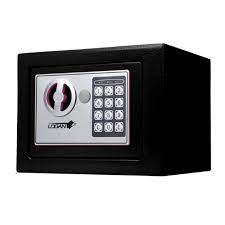 CAJA FUERTE DIGITAL PEQUEÑA | IGNÍFUGA | ANTIVANDÁLICO | TAMAÑO 23 CM X 17 CM X 17CM | BATERÍA: 4 X 1.5V TIPO AA | COLOR NEGRO | MARCA LOGAN