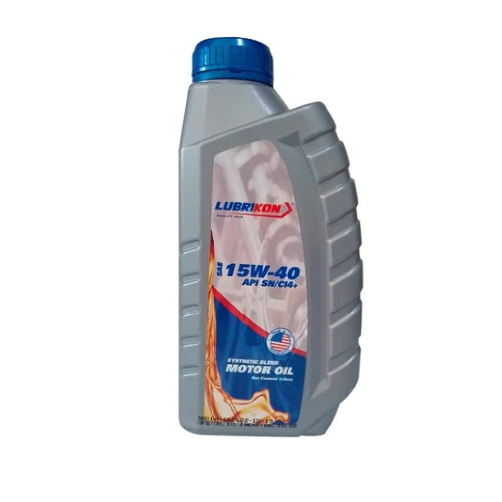 ACEITE SEMI SINTETICO 15W40 /  LITROS MARCA LUBRIKON