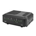 MODEM ROUTER, MODELO: DPQ3925 , 4 PUERTOS ETHERNET, PUERTO COAXIAL, 2 PUERTOS TELEFONICOS, PUERTO USB, 150Mbps, DOCSIS 3.0 MARCA CISCO