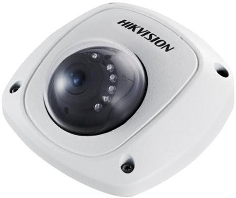 CÁMARA DOMO 700TVL // LENTE DE 2,8 MM // IR INTELIGENTE PARA VISIÓN NOCTURNA DE HASTA 20 M // CARCASA RESISTENTE A LA INTEMPERIE IP66 // SEÑAL NTSC // MICRÓFONO INCORPORADO MARCA HIKVISION