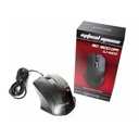 MOUSE USB MODELO U-M01// 3D 1200 DPI// CABLE 1.4M//COLOR NEGRO// MARCA U
