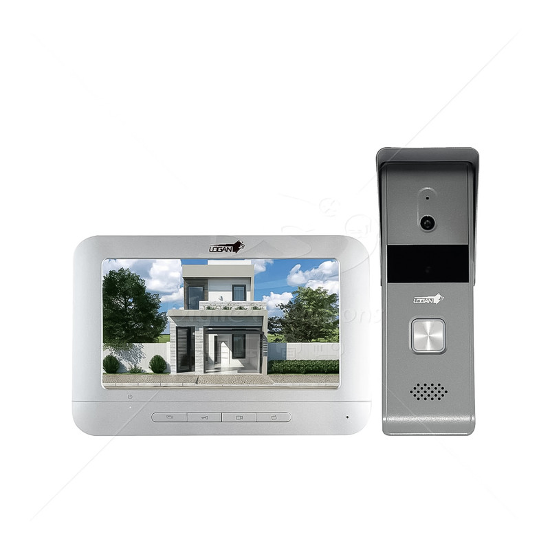 VIDEO INTERCOM KIT // ESTACIÓN DE PUERTA: RESOLUCIÓN DE LA CÁMARA 720 × 576 /CONSTRUIDO EN: MICRÓFONO, ALTAVOZ / VISIÓN NOCTURNA DE HASTA 2 MTS / IP65RESISTENTE A LA INTEMPERIE CON ALEACIÓN DE ZINC ANTIVANDÁLICA / ANTIOXIDANTE / 1SALIDA DE RELÉ PARA DESBLOQUEO DE PUERTA // ESTACIÓN INTERIOR: TFT COLORIDO DE 7 PULGADAS LCD / PANTALLA 800 × 480 / CONSTRUIDO EN: MICRÓFONO, ALTAVOZ /DESBLOQUEO REMOTO / SOPORTE 3 ESTACIÓN INTERIOR / SOPORTE ANALÓGICOCÁMARA / MARCA LOGAN