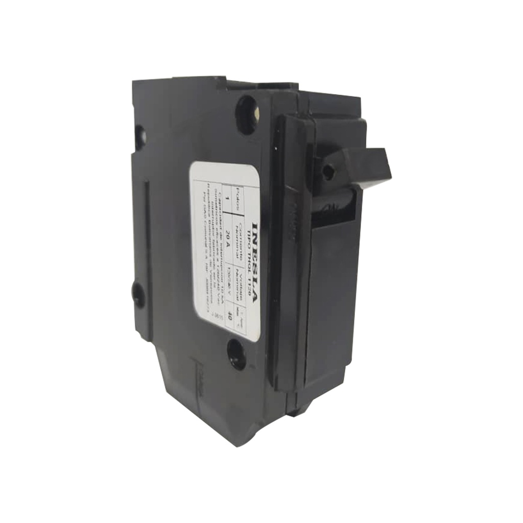 INTERRUPTOR ATORNILLABLE THQC 1140WL 1 POLOS 40 AMP// MARCA INESLA