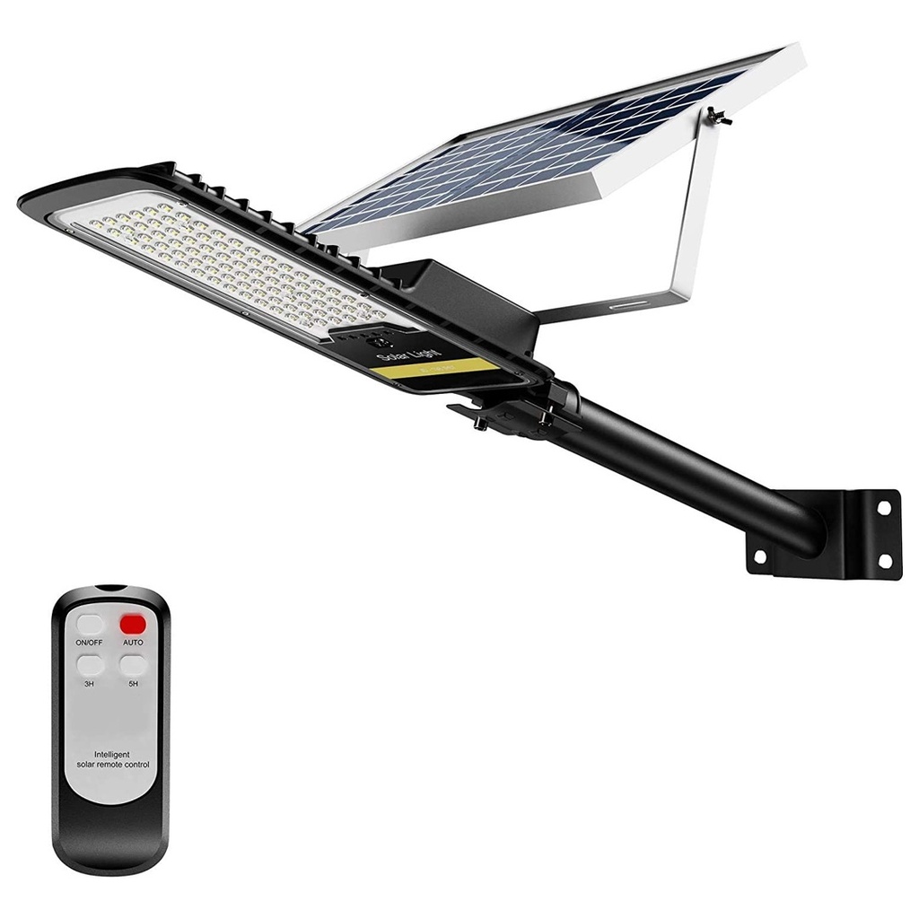 REFLECTOR LUZ EXTERIOR CON PANEL SOLAR // POTENCIA DE 80 WATTS // CON
MANDO A DISTANCIA // BATERÍA DE LITIO 6000MAH INCORPORADA // IP67
PROTECCIÓN CONTRA LA INTEMPERIE // 84 LED DE ALTA POTENCIA // FOTOSENSOR PARA
ACTIVACIÓN AUTOMÁTICA A LA LLEGADA DE DARKNESS // MARCA ENGREPO, MODELO JD198