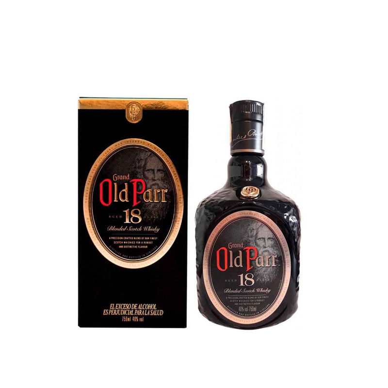 BOTELLA / MARCA GRAND OLD PARR MODELO 18 AÑOS BLENDED ESCOCES / 750 ML
