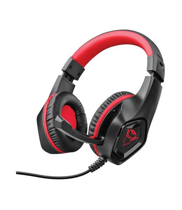 AUDIFONOS GAMER CON MICROFONO / COLOR NEGRO-ROJO.