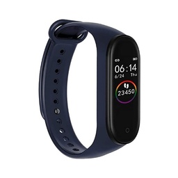 [CSMRTW-M4BL] BRAZALETE SMARTWATCH MODELO M4 / BATERIA 80mAH / BLUETOOTH / COLOR AZUL / PANTALLA A COLOR CON 1 BOTON DE CONTROL / MATERIAL SUAVE DE GRAN CALIDAD