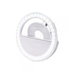 [CRK12-WH] ARO DE LUZ// 36 LED //3W// RECARGABLE COLOR BLANCO