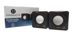 [CORN-U-SOUND] MINI CORNETAS MULTIMEDIA, USB, 3.5MM, 3WTTS, ALTA POTENCIA. U-SOUND