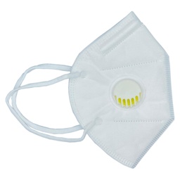 [CMASKFKN95WH] MASCARILLA KN95 CON VALVULA// COLOR BLANCO