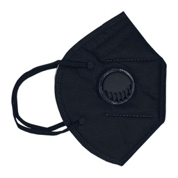 [CMASKFKN95BK] MASCARILLA KN95 CON VALVULA// COLOR NEGRO