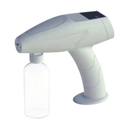 [CDJ9527CLEAN] PISTOLA DE SPRAY PORTATIL PARA DESINFECTAR / CAPACIDAD:
250ML / BATERIA 4800MAH / TIEMPO DE USO 70 MINUTOS /
PREFERIBLEMENTE PARA ALCOHOL / 15W DE PODER / ENTRADA DE
VOLTAJE 5V/2A / CARGA CON CABLE USB TIPO C / COLOR BLANCO