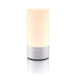 [CTABLELAMPAUKEY] LÁMPARA DE MESA CON SENSOR TÁCTIL, LÁMPARA DE CABECERA, CAMBIA DE COLOR, RGB Y REGULABLE, LUZ BLANCA CÁLIDA, LUZ NOCTURNA PARA DORMITORIOS, SALAS DE ESTAR Y OFICINA / MARCA AUKEY / MODELO LT-T6