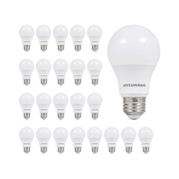 [CBULBLED9W24PACK] BOMBILLA LED A19, EQUIVALENTE A 60 W, EFICIENCIA DE 9 W, NO REGULABLE, TEMPERATURA DE COLOR DE LUZ DIURNA, 8 UNIDADES, DURACION 7 AÑOS / MARCA SYLVANIA