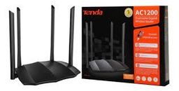 [AC8] ROUTER WIFI INTELIGENTE DE DOBLE BANDA AC1200 MBPS, 4 PUERTOS GIGABIT, ESTÁNDAR 802.11AC WAVE2, MU-MIMO, ROUTER DE CA DE DOBLE BANDA, VELOCIDAD WIFI DE HASTA 867 MBPS EN 5 GHZ Y 300 MBPS EN 2,4 GHZ, MARCA TENDA