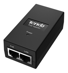 [POE15F] INYECTOR POE | 15W | 48V DC | PLUG & PLAY | ESTÁNDAR IEEE802.3AF | DISTANCIA DE HASTA 100M | INTERFAZ: RJ45 | 10/100 MBPS | TENDA