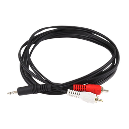 [CBRCA3.5-01] CABLE AUDIO 2 RCA A 3.5MM 1.8MTS TIANSUO
