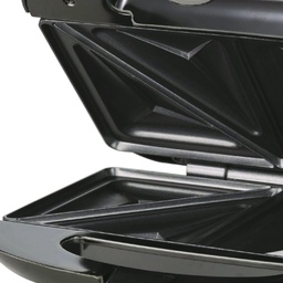 [TS-240B] SANDWICHERA DOBLE COMPACTA ANTIADHERENTE BRENTWOOD TS-240B, NEGRA.