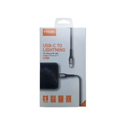 [CGCB0063] CABLE USB TOXIIK TOK-111 TIPO C A LIGHTNING