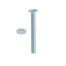 [DISTORBOL157] TORN. ESTUFA C/PAN C/TUERCA ZINC. #8-32*1  X6UND