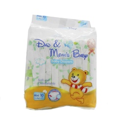 [CDYMBBTS] PAQUETE DE PAÑALES TALLA S DAD&MOM BABYS