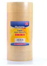 [CINTADHES48100MBU] CINTA ADHESIVA TRANSPARENTE / TAMAñO 48MMX100 / MARCA MERLETTO