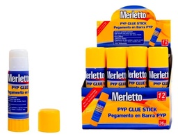 [CPEGABARR36BUL] PEGAMENTO EN BARRA PVP / CONTENIDO DE 36ML /  MARCA MERLETTO