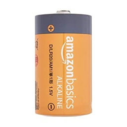 [C-24AMAZON] PILAS ALCALINAS TIPO C / VIDA UTIL DE 5 AñOS / IDEAL PARA DISPOSITIVOS ELECTRONICOS DE MANO / MARCA AMAZON BASICS