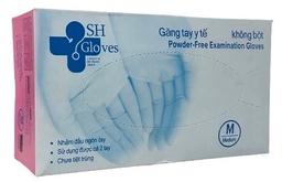 [CGTM50PCS] GUANTES DE EXAMEN// LIBRE DE POLVO// TALLA M// CAJA 50 UNIDADES// MARCA SH GLOVES