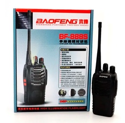 [BF-888S] (PAQUETE DE 2) WALKIE TALKIES DE 2 VíAS CON BATERíAS RECARGABLES DE 1500 MAH, AURICULAR // MARCA BAOFENG // MODELO BF-888S