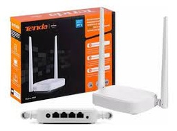 [N301] ROUTER INALÁMBRICO INTELIGENTE 300MBPS / 3 PUERTOS LAN 10/100, 1 PUERTO WAN 10/100 / ROUTER, WISP, REPETIDOR UNIVERSAL, PUNTO DE ACCESO / HASTA 300MBPS DE VELOCIDAD WIFI EN 2,4 GHZ, PROGRAMACIóN WIFI / 2*5DBI ANTENAS DE ALTA POTENCIA / CONTROL DE BANDA ANCHA / CUBRE 50 METROS CUADRADOS APROXIMADOS / MARCA TENDA