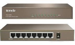 [TEG1008D] SWITCH DE ESCRITORIO DE 8 PUERTOS A 10/100/1000 MBPS / SWITCH DE CAPA 2 / CAPACIDAD DE CONMUTACIóN: 16 GBPS / VELOCIDAD DE REENVíO DE PAQUETES: 11,9 MBPS / CONTRAPRESIóN PARA SEMIDúPLEX, PAUSA DE FOTOGRAMA IEEE 802.3X PARA DúPLEX COMPLETO / CAJA DE ACERO / MARCA TENDA