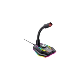 [MICGK58] MICROFONO GAMER CON BASE | SENSIBILIDAD 36dB | FRECUENCIA 30 HZ HASTA 16KHZ | OMNIDIRECCIONAL | MICROFONO 6mm*5mm | CABLE 1.5 M | CAVIJA: USB | MARCA HAVIT | SERIE GAME NOTE | MODELO GK58B