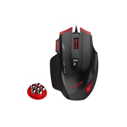 [MOUMS1005] MOUSE GAMER | PUERTO USB | 7 TECLAS | RESOLUCION 800-1200-2400-3200DPI | CABLE 1500 mm | MARCA HAVIT | SERIE GAME NOTE | MODELO MS1005